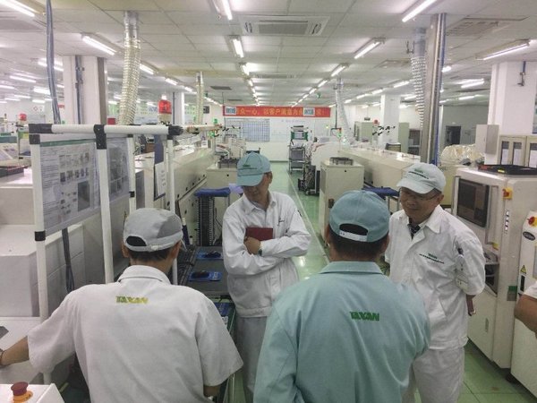 加贺电子苏州工厂产线实测上线